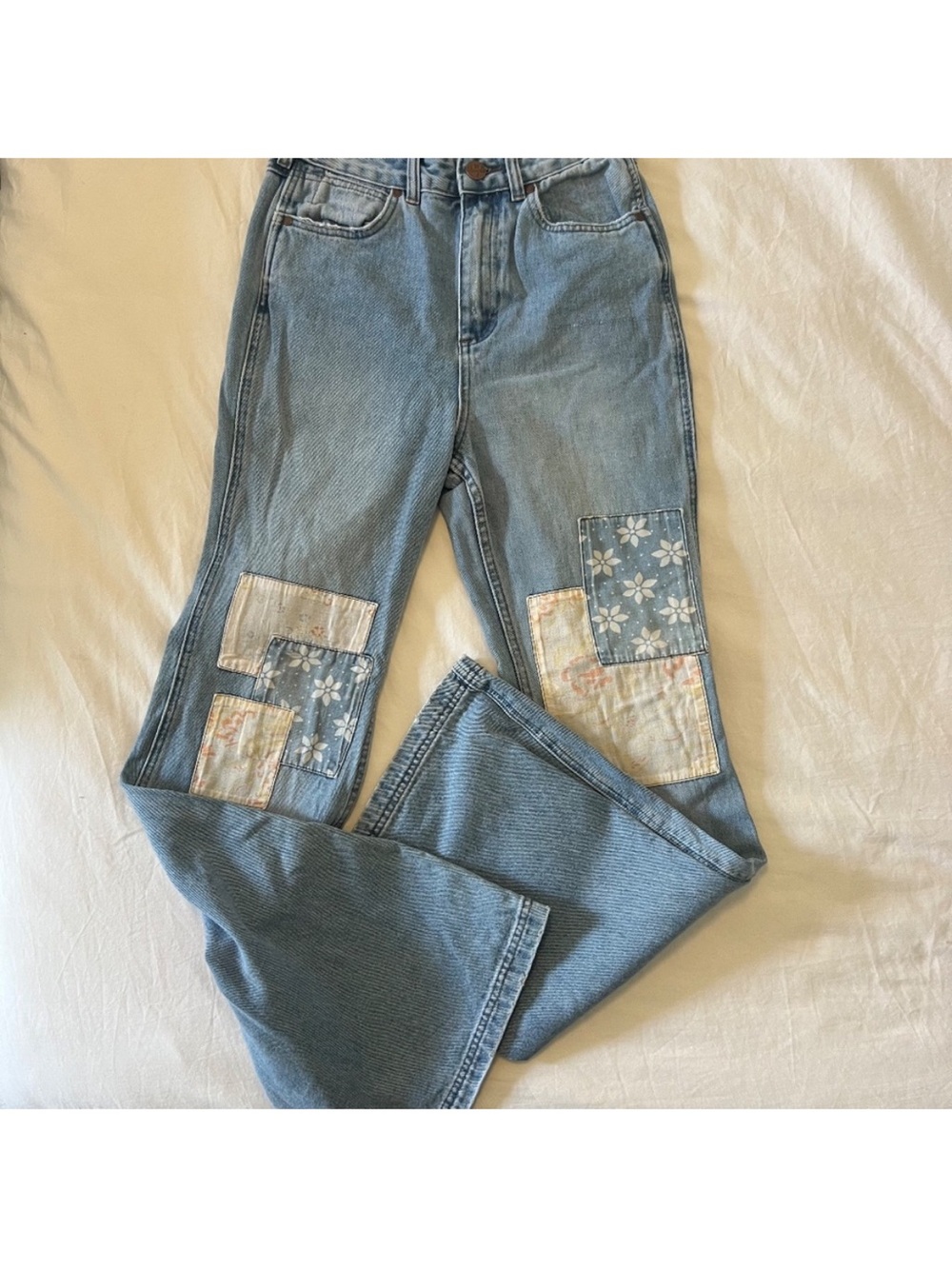 Billabong x Wrangler patchwork bell bottom jeans - Picture 5 of 10